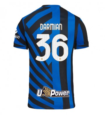 Inter Milan Matteo Darmian #36 Replika Hjemmebanetrøje 2024-25 Kortærmet